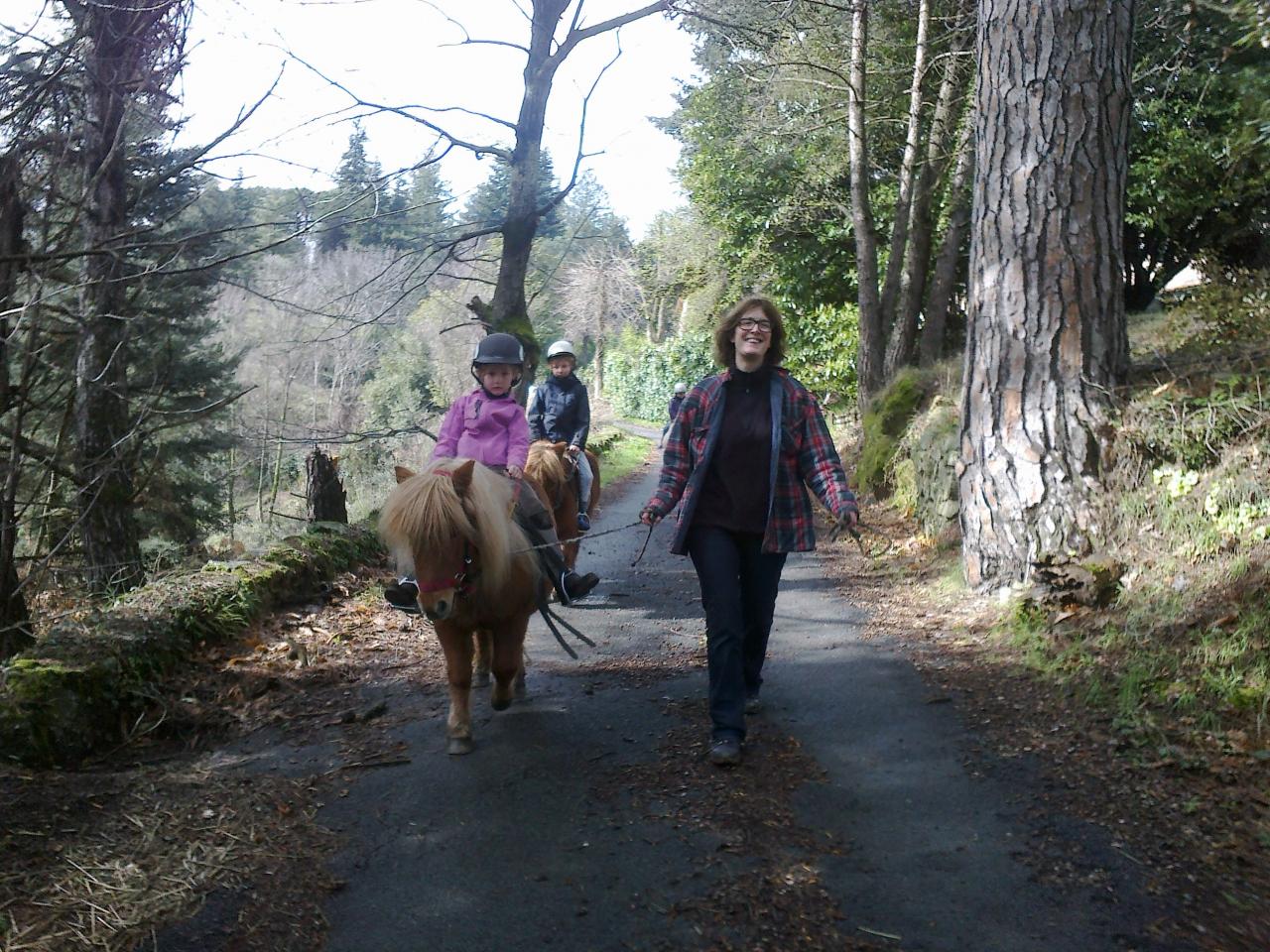 Venez vous promener toute l'année avec vos enfants aux poneys du val d'emeraude..